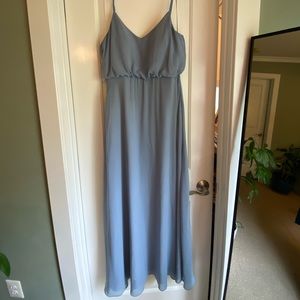 Birdy Grey Bridesmaids Dress Medium Blue